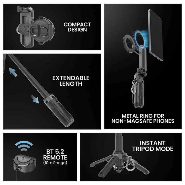 XASTON SELFIE STICK NSS200B Main Image
