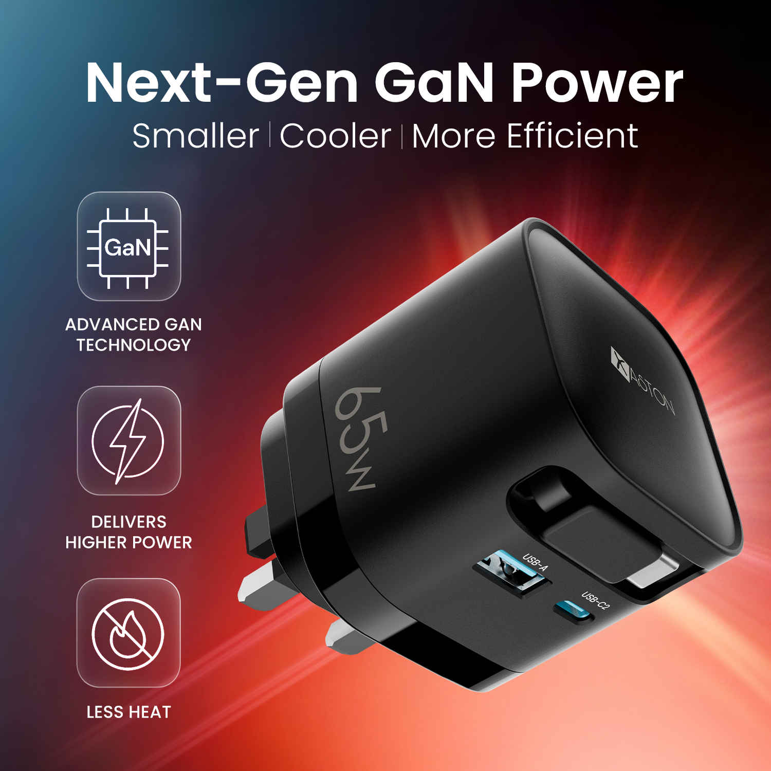 XASTON GaN CHARGER VoltPro 65 NHC24G