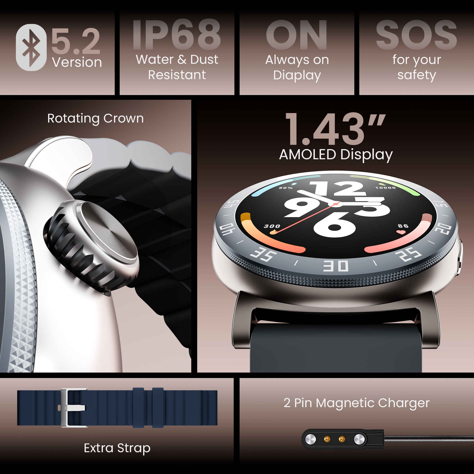 XASTON SMART WATCH Wellora NS102