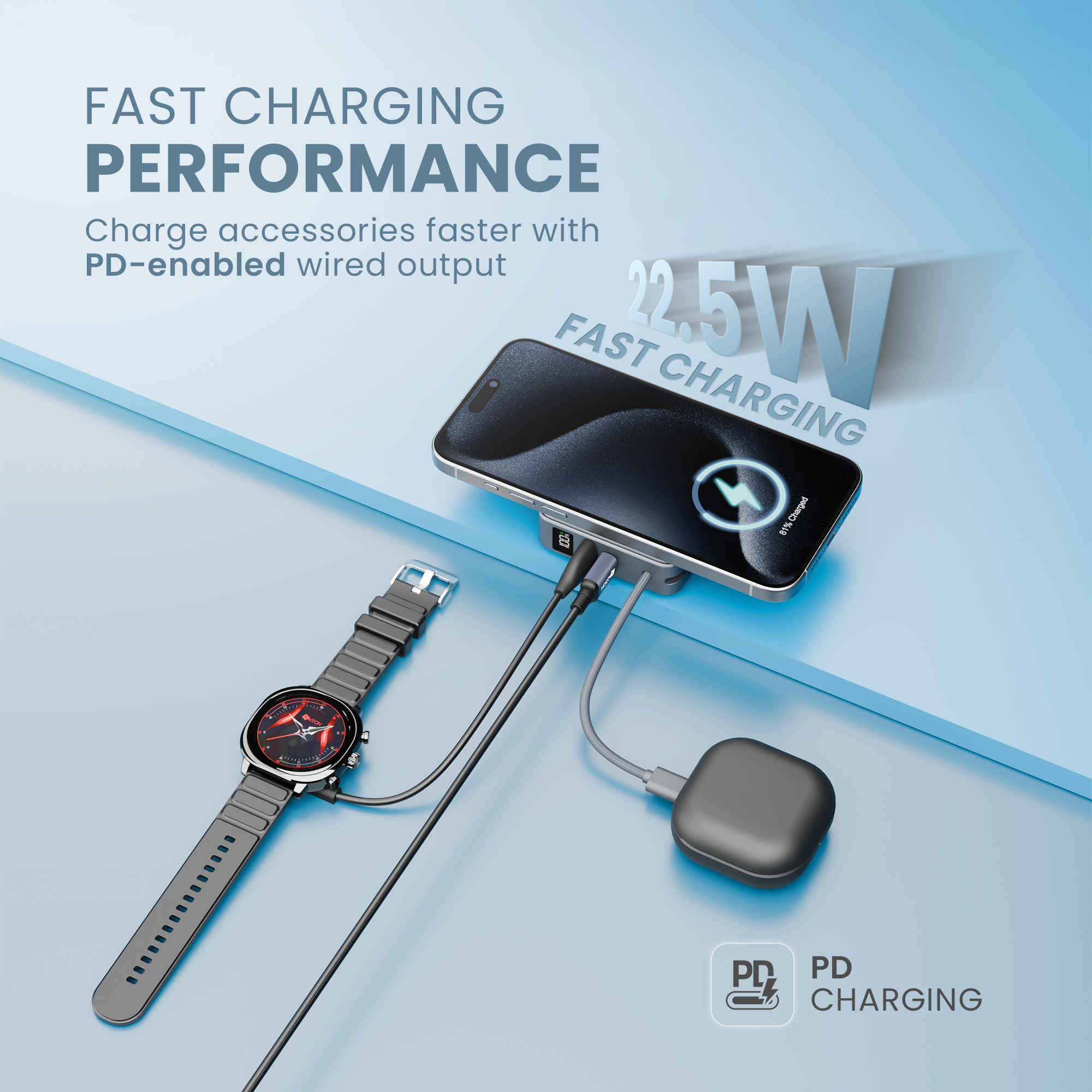XASTON MAGSAFE POWERBANK AirCharge NP64