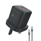 XASTON HOME CHARGER 35W PD + 18W QC3.0 WITH 60W TYPE-C 1M BRAIDED CABLE NHC23