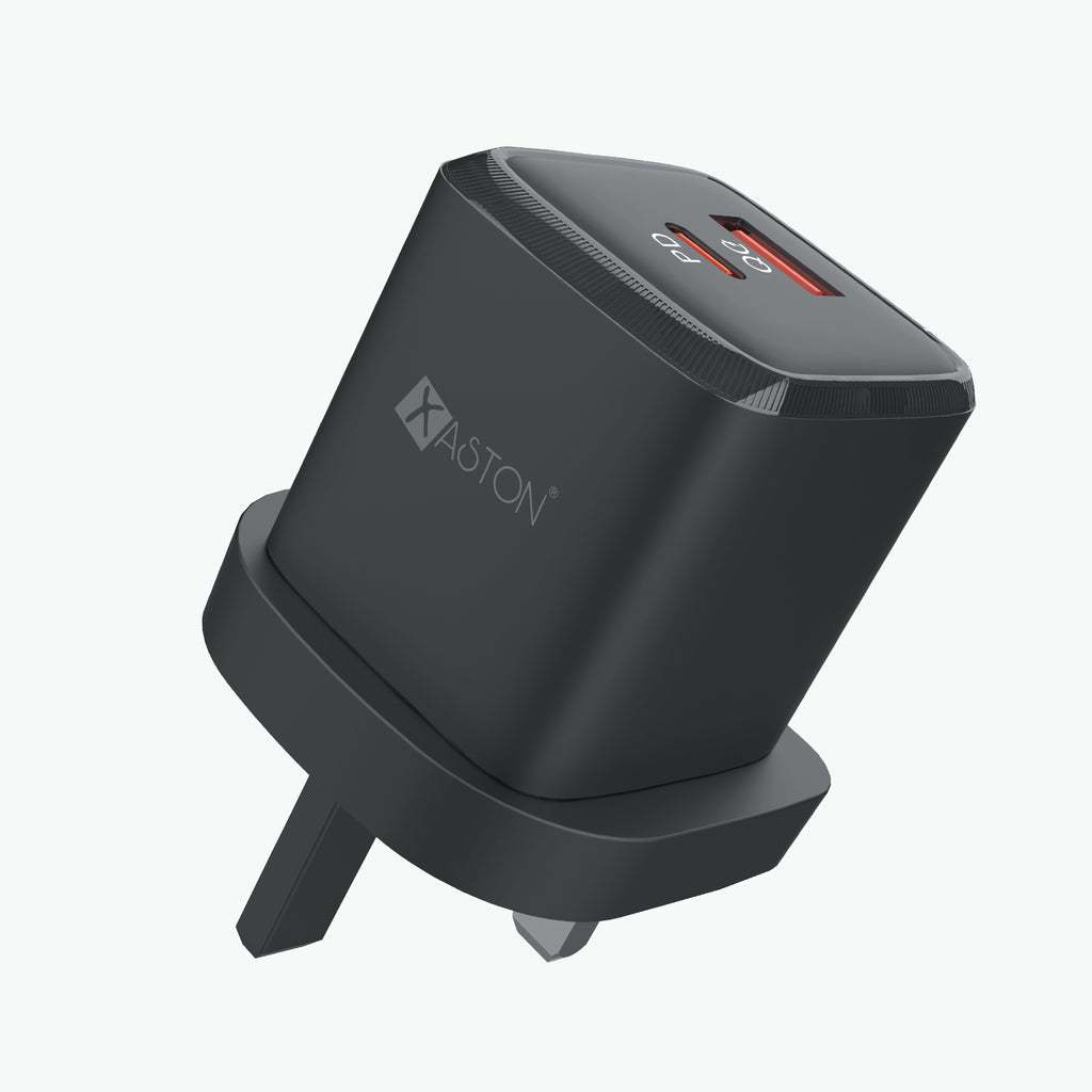 XASTON HOME CHARGER 35W PD + 18W QC3.0 WITH 60W TYPE-C 1M BRAIDED CABLE NHC23