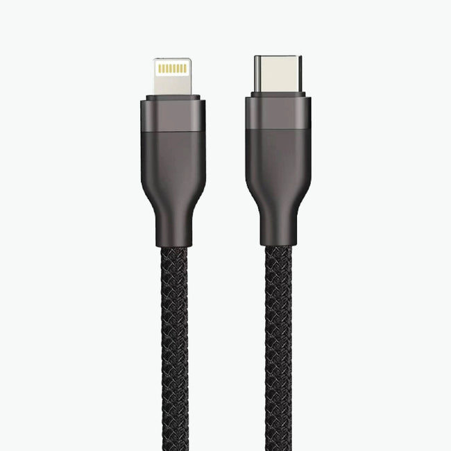 XASTON HOME CHARGER 20W PD + 18W QC3.0 WITH 27W LIGHTNING 1M BRAIDED CABLE NHL22 Main Image