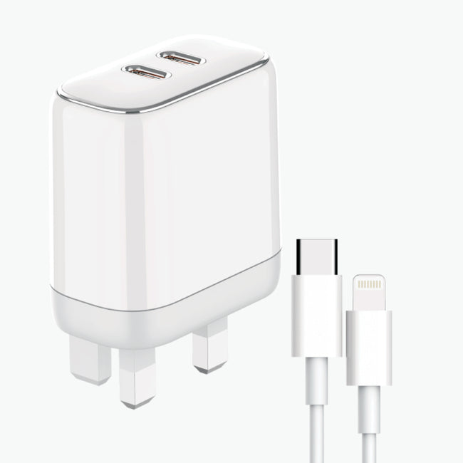 XASTON MFI CERTIFIED CHARGER WITH CABLE NI15 Hover Image